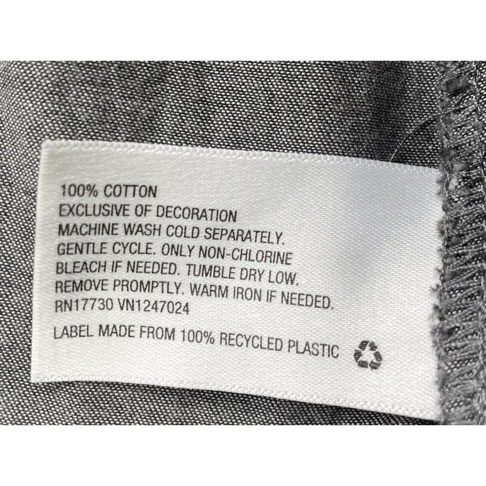 Rachel Comey x Target Dress Grey Chambray Puff Sleeve Midi Dress Small - Picture 8 of 9
